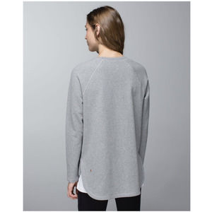 Lululemon After Asana Pullover Heathered Medium Gray